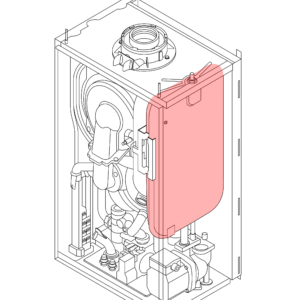 7683801 - BAXI - 600 Range - 624 - Expansion Vessel Assembly - 7L